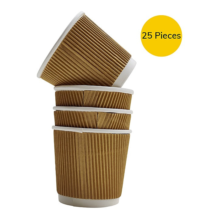 Vinay Trading Ripple Cups (150 ml) - Set of 25 : 1 Unit