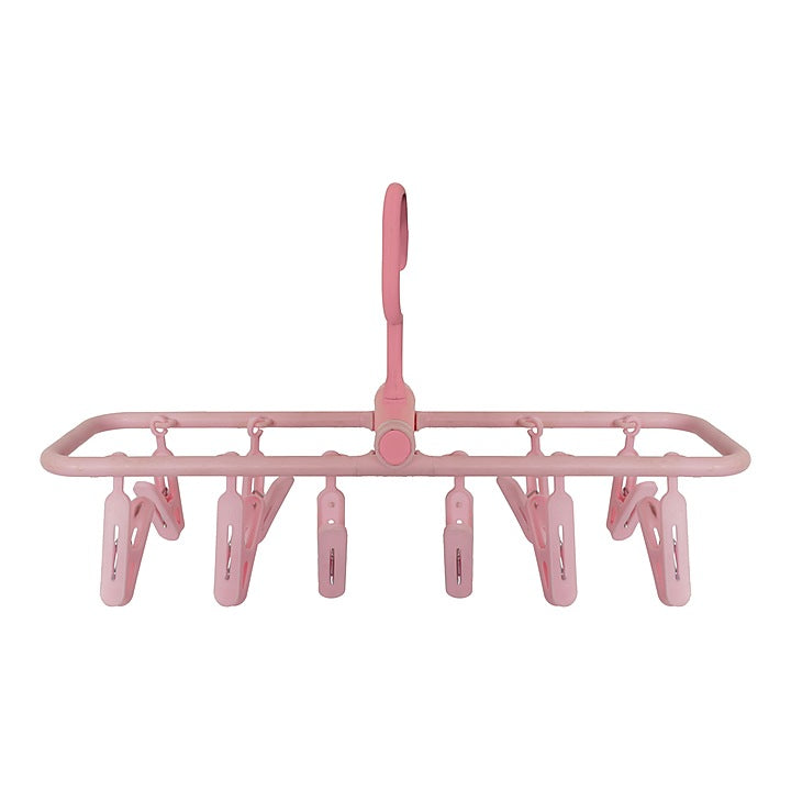 Happy Family Square Easy Cloth Drying - 10 Clips (Pink) : 1 Unit