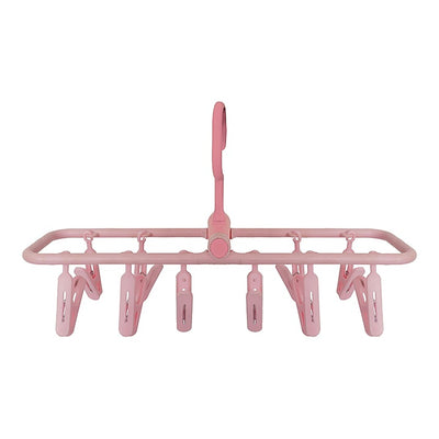 Happy Family Square Easy Cloth Drying - 10 Clips (Pink) : 1 Unit