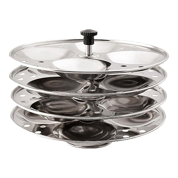 Beezy Stainless Steel Idly Stand 4 Plate : 1 Unit