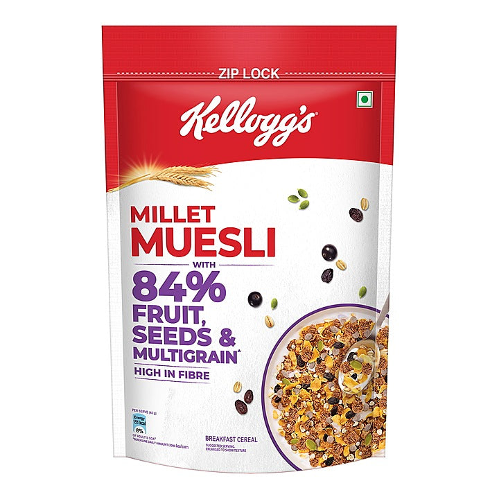 Kellogg's Millet Muesli With 84% Fruit Seed & Multigrain : 1 kg