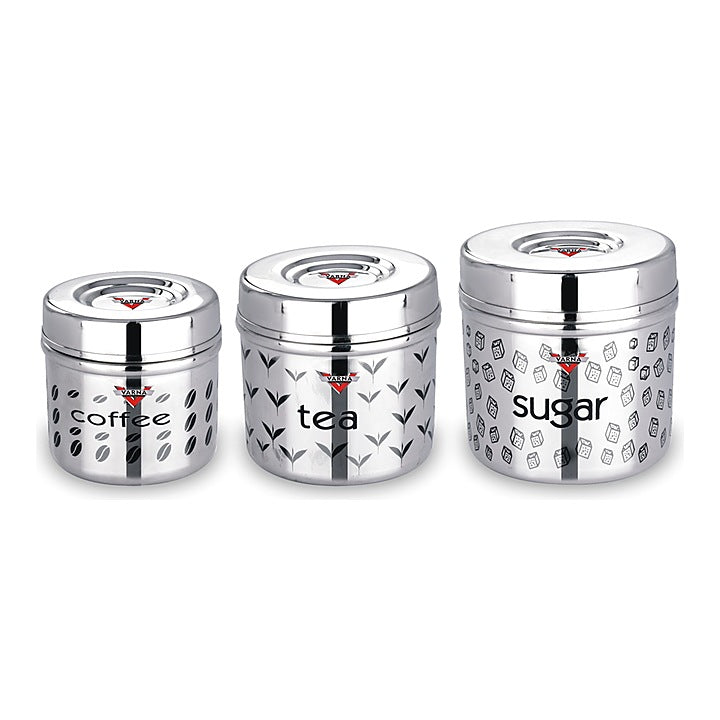 Varna Baby Diamond Deep Dabba - Set of 3 : 1 Unit