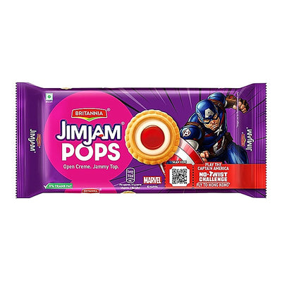 Britannia Jim Jam Pops Cookies : 350 g
