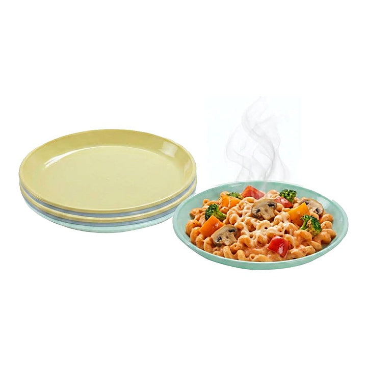 ALL Time Treats Plate - Custard White Soft Mint - Set of 6 Piece : 1 Unit