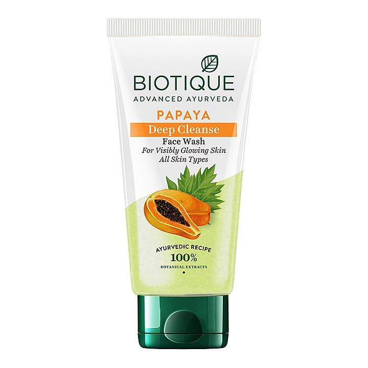 Biotique Papaya Deep Cleanse Face Wash : 150 ml