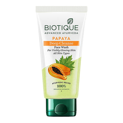 Biotique Papaya Deep Cleanse Face Wash : 150 ml