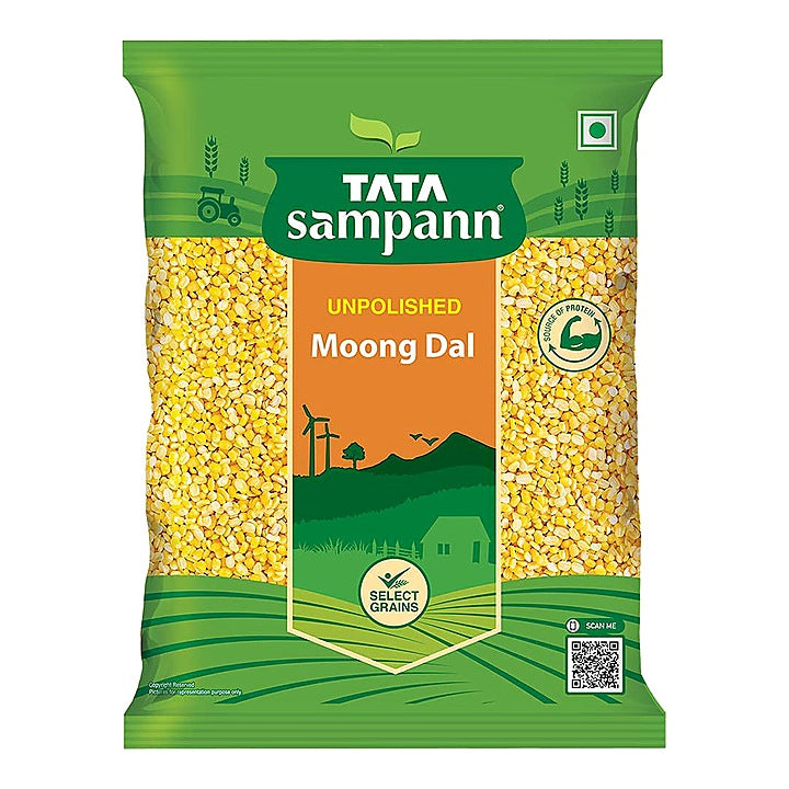 Tata Sampann Unpolished Moong Dal : 1 Kg