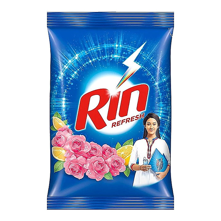 Rin Refresh Lemon & Rose Detergent Powder : 1 kg