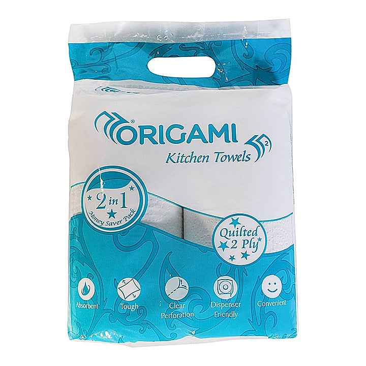 Origami So Soft Godya 2-In-1 Kitchen Tissue Towel : 2 Units