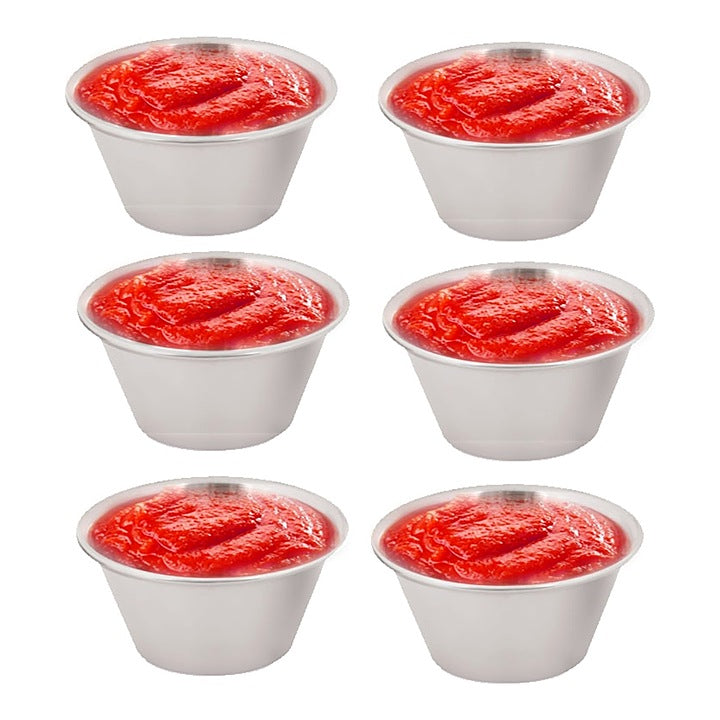 Indigo Metalware Stainless Steel Sauce Cup - Round (6 Piece) : 1 Unit
