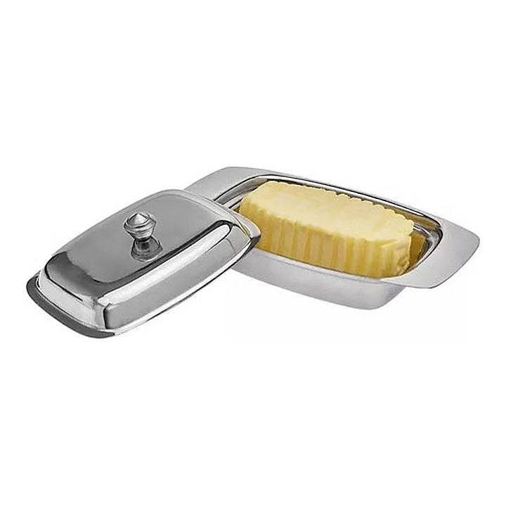 Indigo Metalware Stainless Steel Butter Dish : 250 ml
