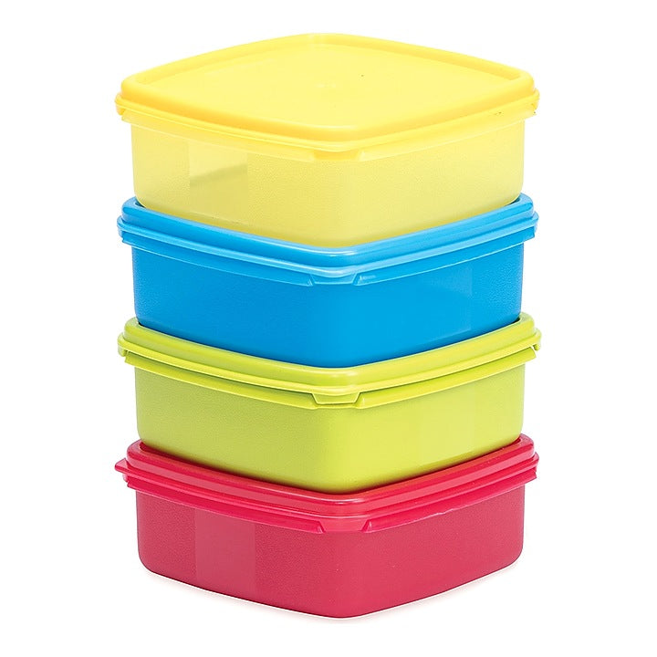 Varmora Fresh Container (Yellow / Blue / Green / Raspberry Pink) : 4 x 400 ml