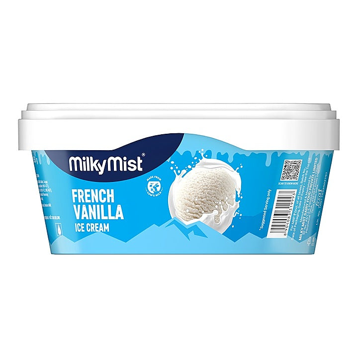 Milky Mist French Vanilla Ice Cream Tub : 1 L