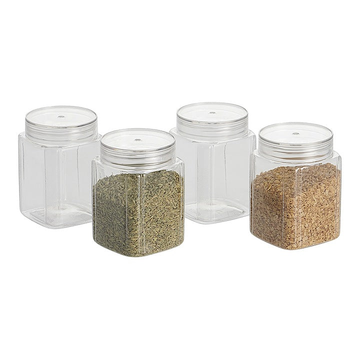 Steelo Varg Plastic Kitchen Jar Container 4x500 ml : 1 Unit