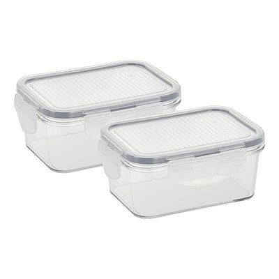 Steelo Sofresh Soclick Plastic Container - 2x800 ml : 1 Unit