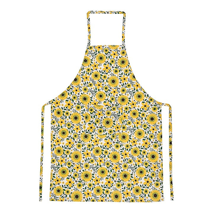 Sevenstar Cotton Kitchen Apron - Yellow : 1 Unit
