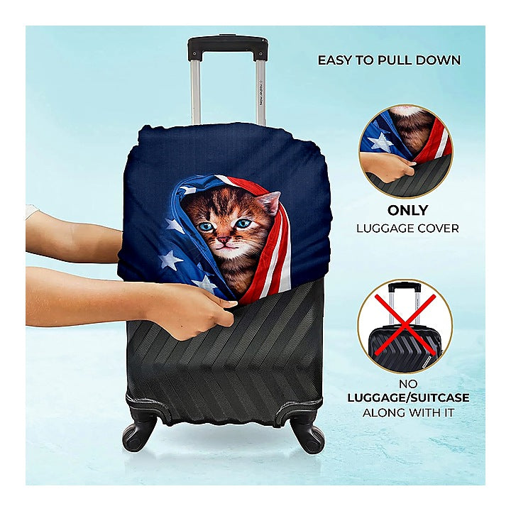Cortina Polyester Cover For Luggage Trolley Bag Blue 11 - Small : 1 Unit