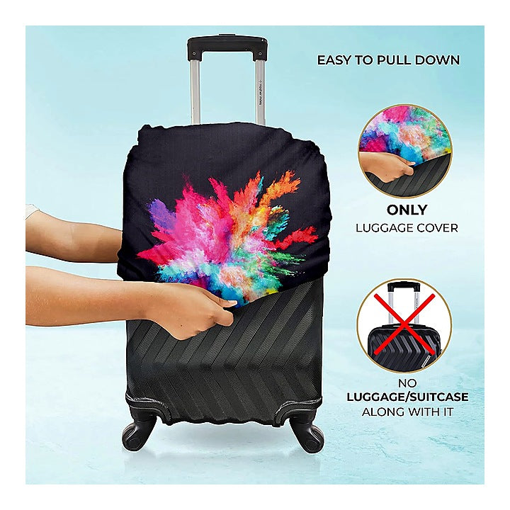 Cortina Polyester Cover For Luggage Trolley Bag Blue 8 - Medium : 1 Unit