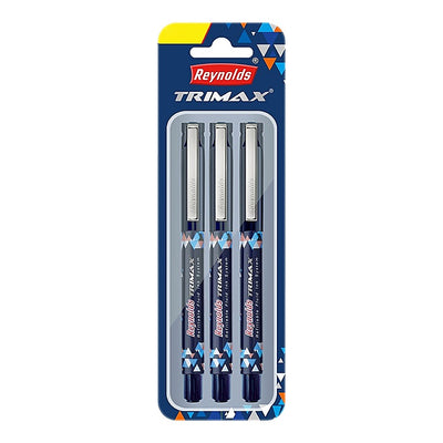 Reynolds Trimax Ball Pen - Blue : Pack of 3