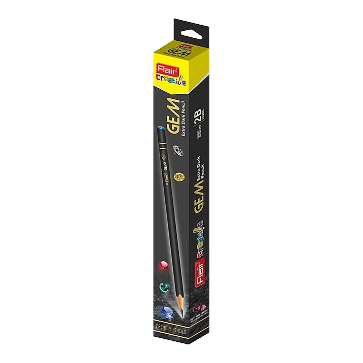 Flair Creative Gem Extra Dark Pencil :10 Piece