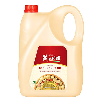 Swadeshi Filtered Groundnut Oil : 4.550 kg