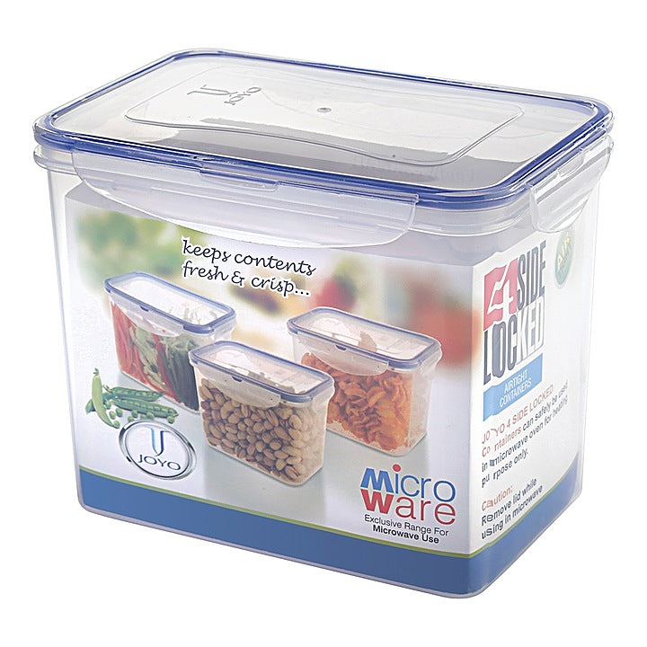 Joyo 4 Side Lock Plastic Rectangle Container 4.6 L : 1 U