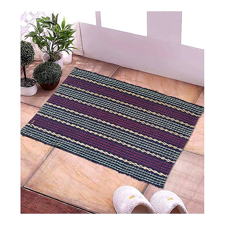Elegant Weavers Salina Door Mat (Assorted) 38x58 cm - Set Of 3 : 1 Unit