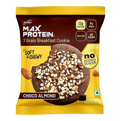 RiteBite Max Protein 7 Grain Breakfast Cookie Choco Almond : 60 g