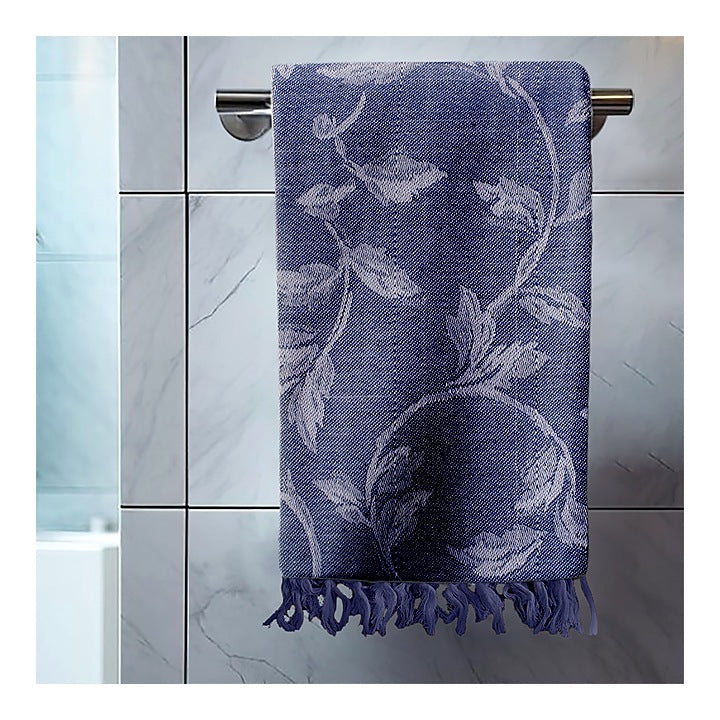 Sheetal World Bath Towel Jacquard-3060 210 GSM Blue : 72x145 cm