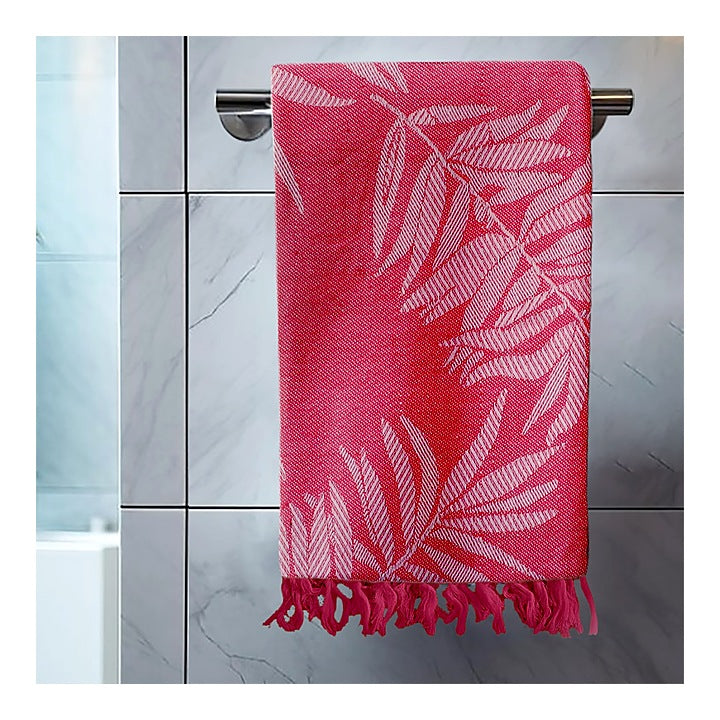Sheetal World Bath Towel Jacquard-3060 210 GSM Pink : 72x145 cm