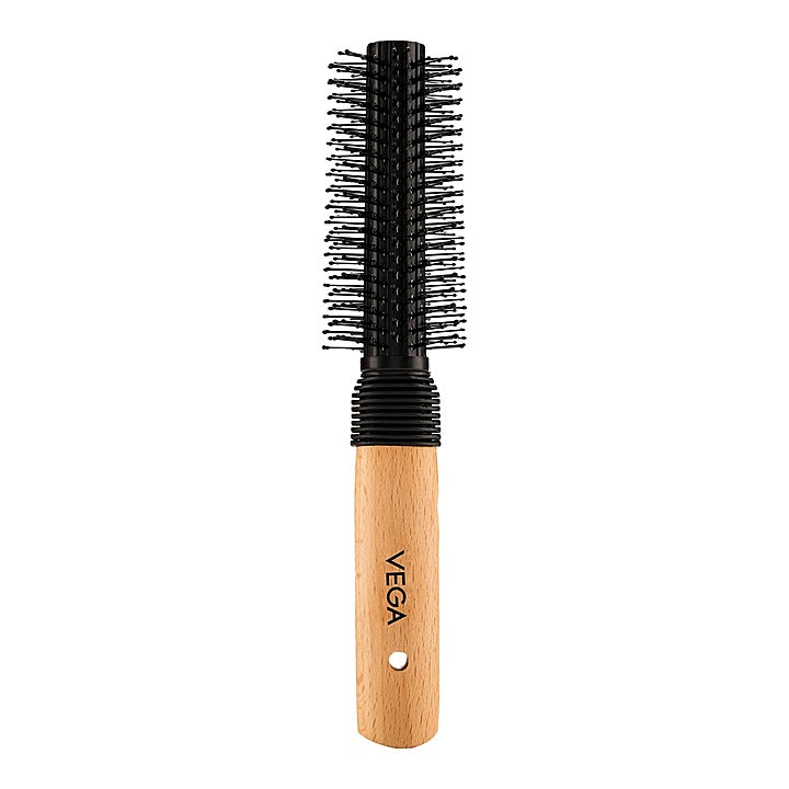 Vega Round Hair Brush (E8-RB) Black : 1 Unit