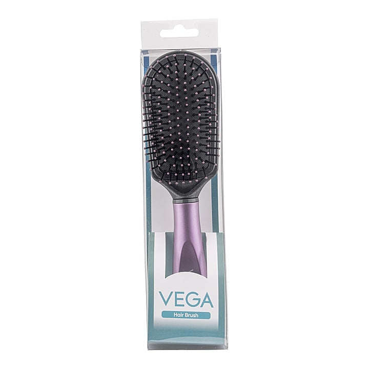 Vega Cushioned Hair Brush (E18-CB) Black : 1 Unit