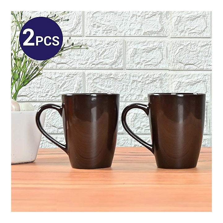 Femora Ceramic Coffee Mug (Brown) - 360 ml : 2 N