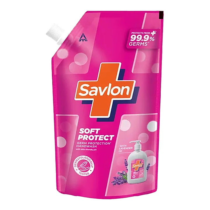 Savlon Soft Protect Handwash With Lavender Oil : 650 ml