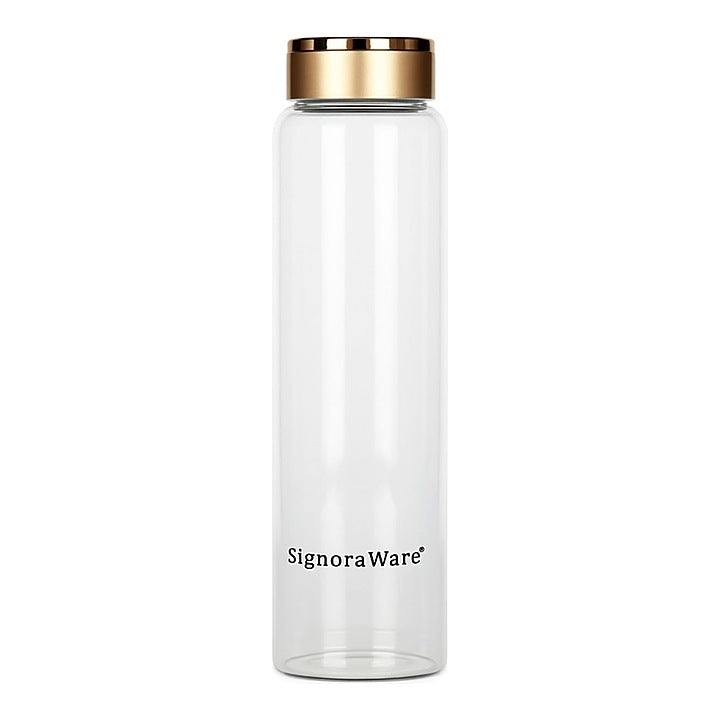 SignoraWare Borosilicate Glass Water Bottle : 750 ml