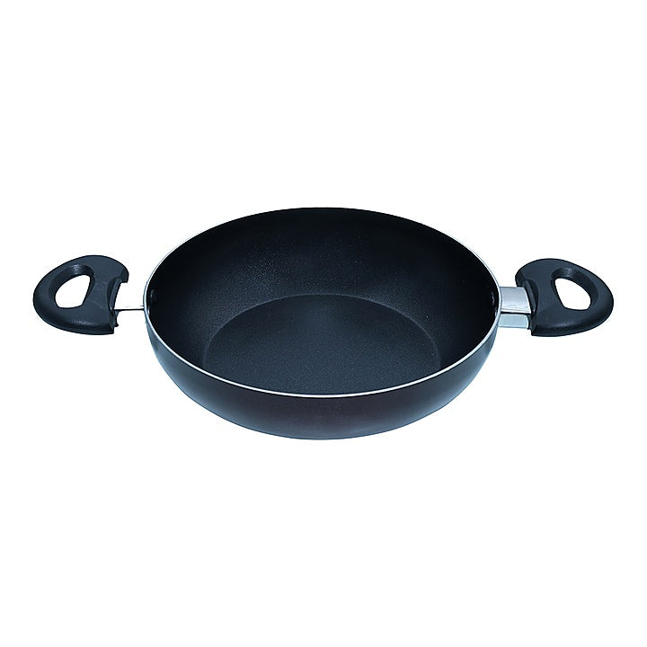 Bombay Kookware Induction Non-Stick Kadai - Maroon : 24 cm