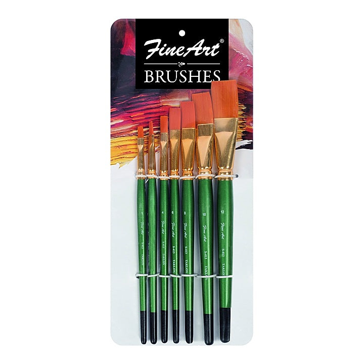 Pidilite Fine Art Paint Brushes (Sizes - 1+2+4+6+8+10+12) - Set Of 7 : 1 Unit