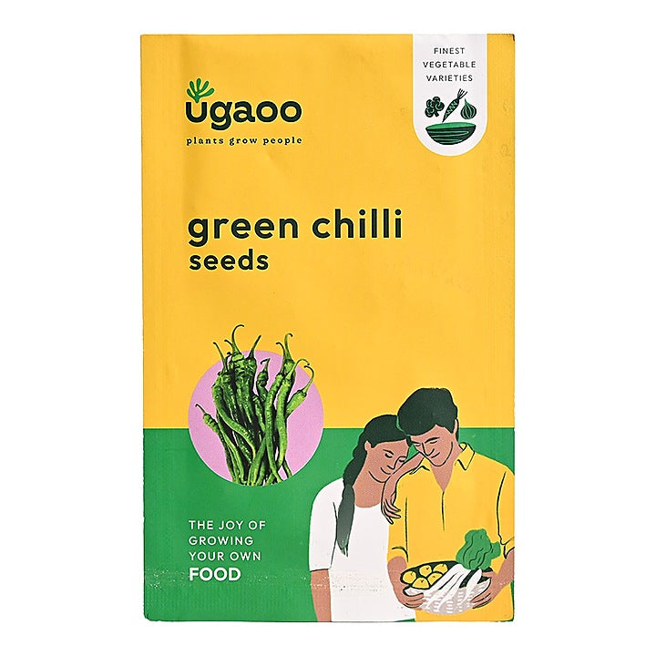 Ugaoo Green Chilli Seed: 0.5 g