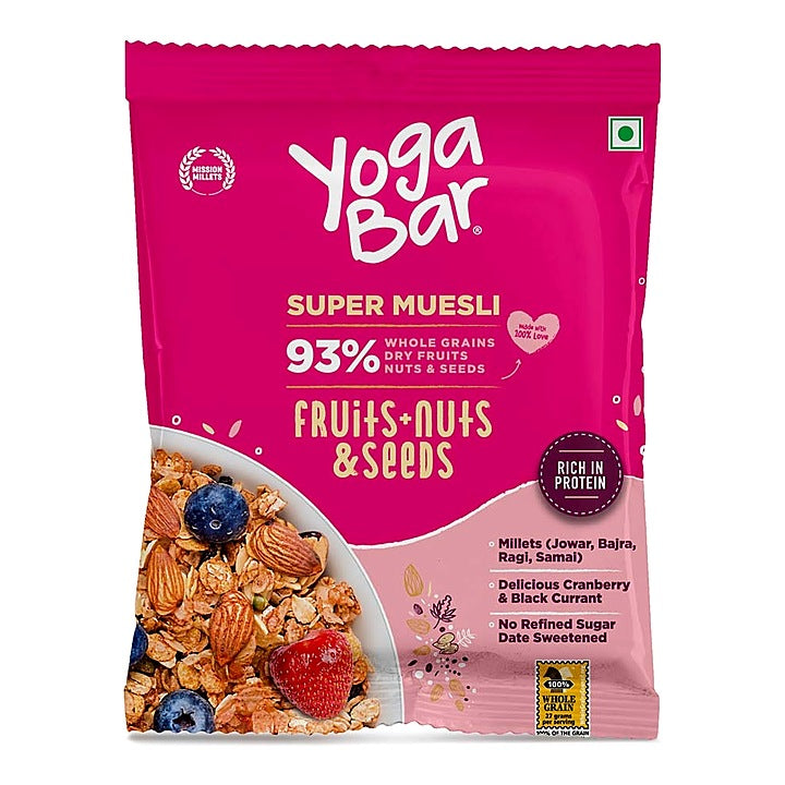 Yoga Bar Fruits Nuts & Seed Muesli : 40 g