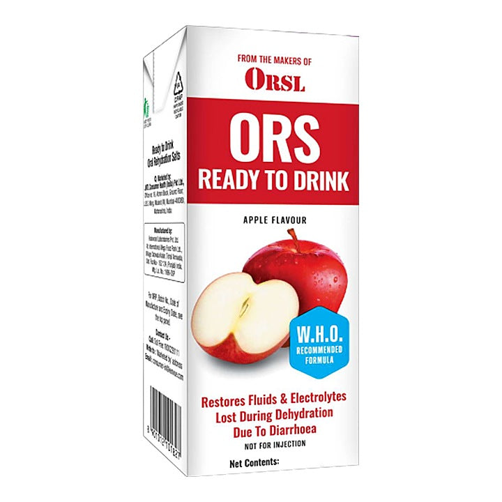 Orsl Electrolyte Drink Apple : 200 ml