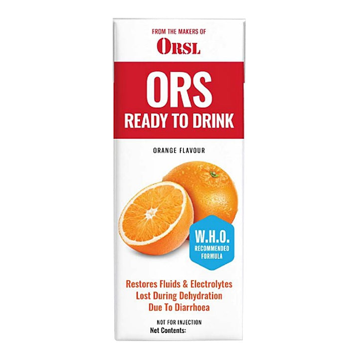Orsl Electrolyte Drink Orange : 200 ml