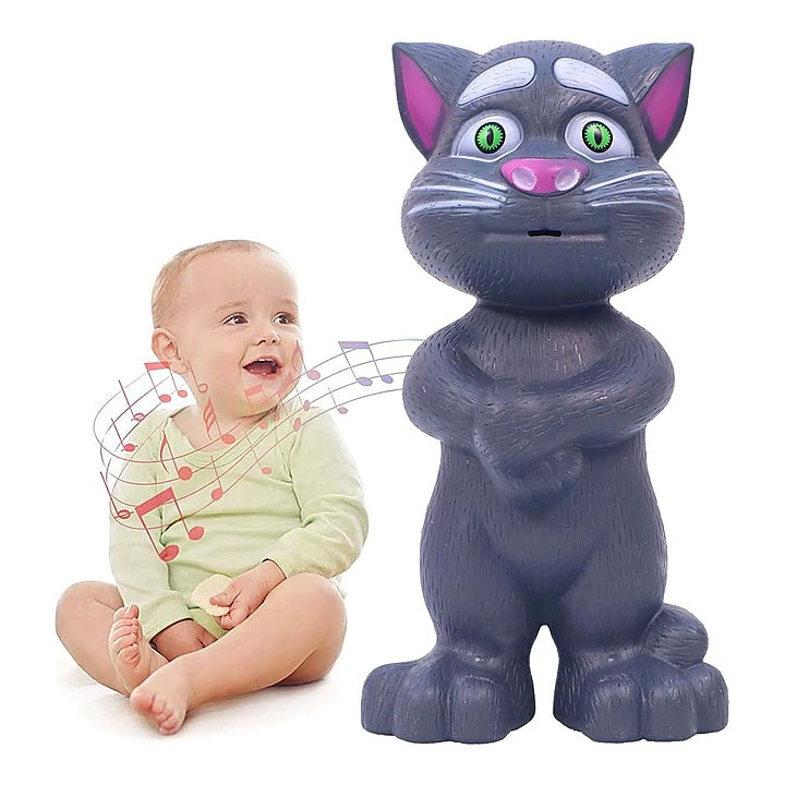 Toyshine Talking Tom Cat Toy For Kids - Grey : 1 Unit