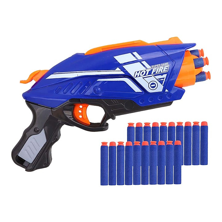 Toyshine Gizmo Foam Blaster Gun Toy 20 Bullets - Multicolour : 1 Unit