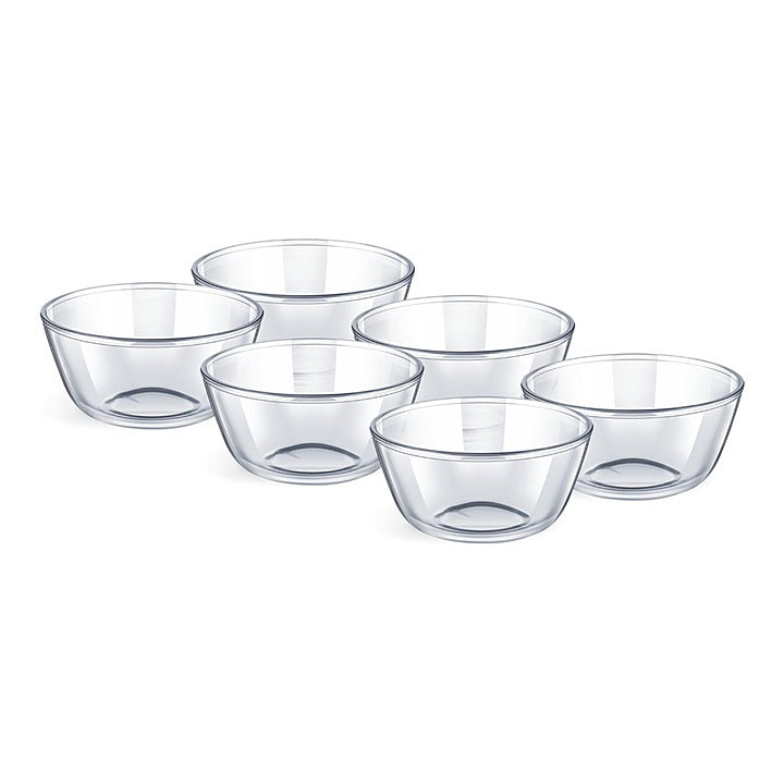 SignoraWare Delicious Borosilicate Glass Bowl (220 ml) : 6 N