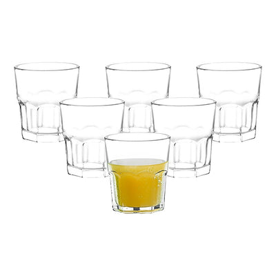 Sanjeev Kapoor Melbourne Rock Glass Set (350 ml) : 6 N