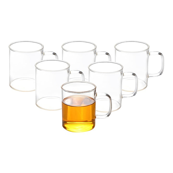 Sanjeev Kapoor Vigo Borosilicate Mug (220 ml) : 6 N