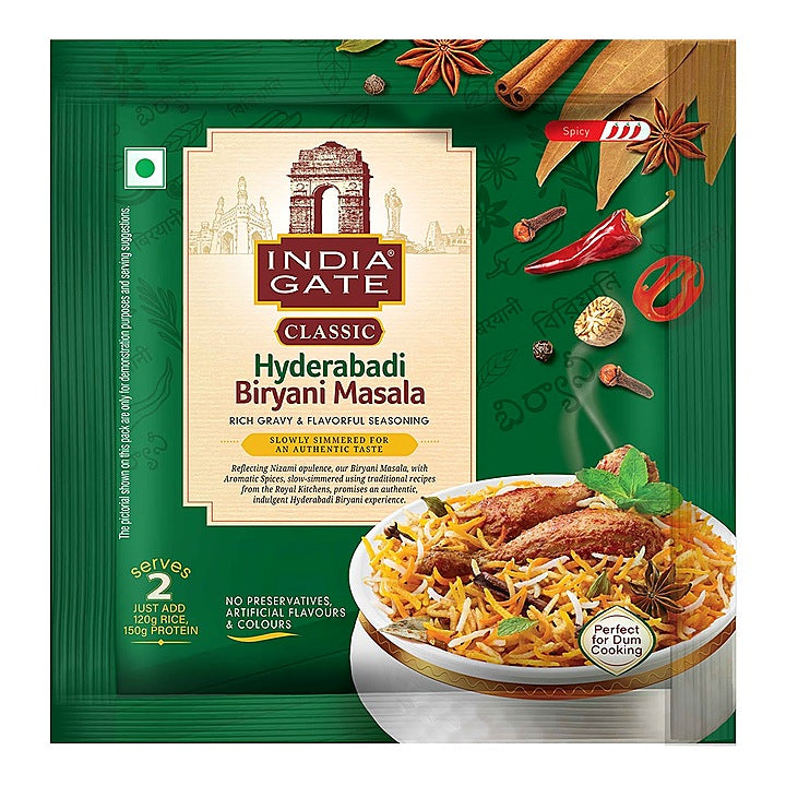 India Gate Classic Hyderabadi Biryani Masala : 70 g