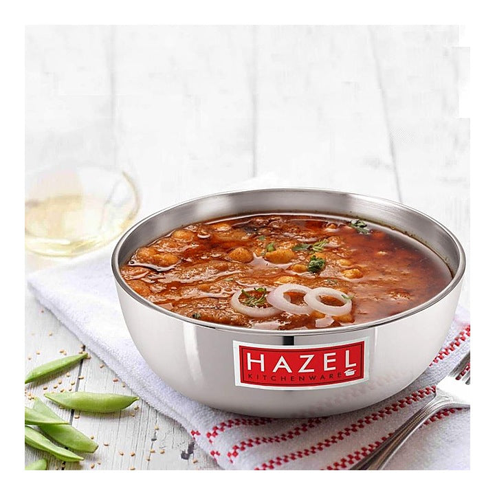 HAZEL Aluminium Kadhai Cookware Tasra - 500 ml : 1 Unit