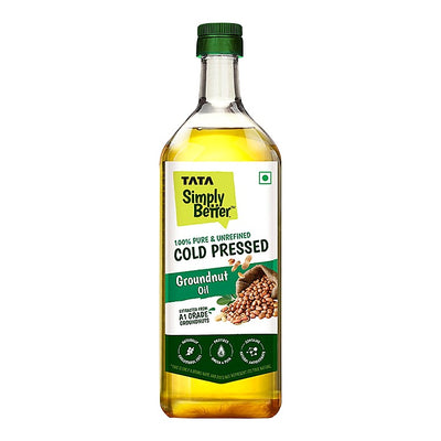 Tata Simply Better Cold Pressed Groundnut Oil : 910 g