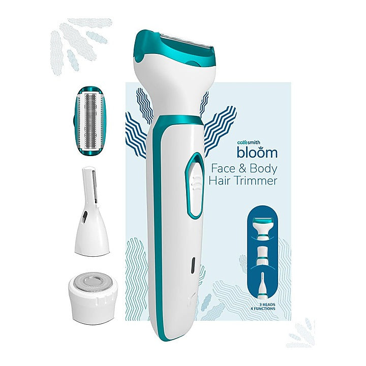 Caresmith Bloom Face & Body Hair Trimmer - Green :1 Unit